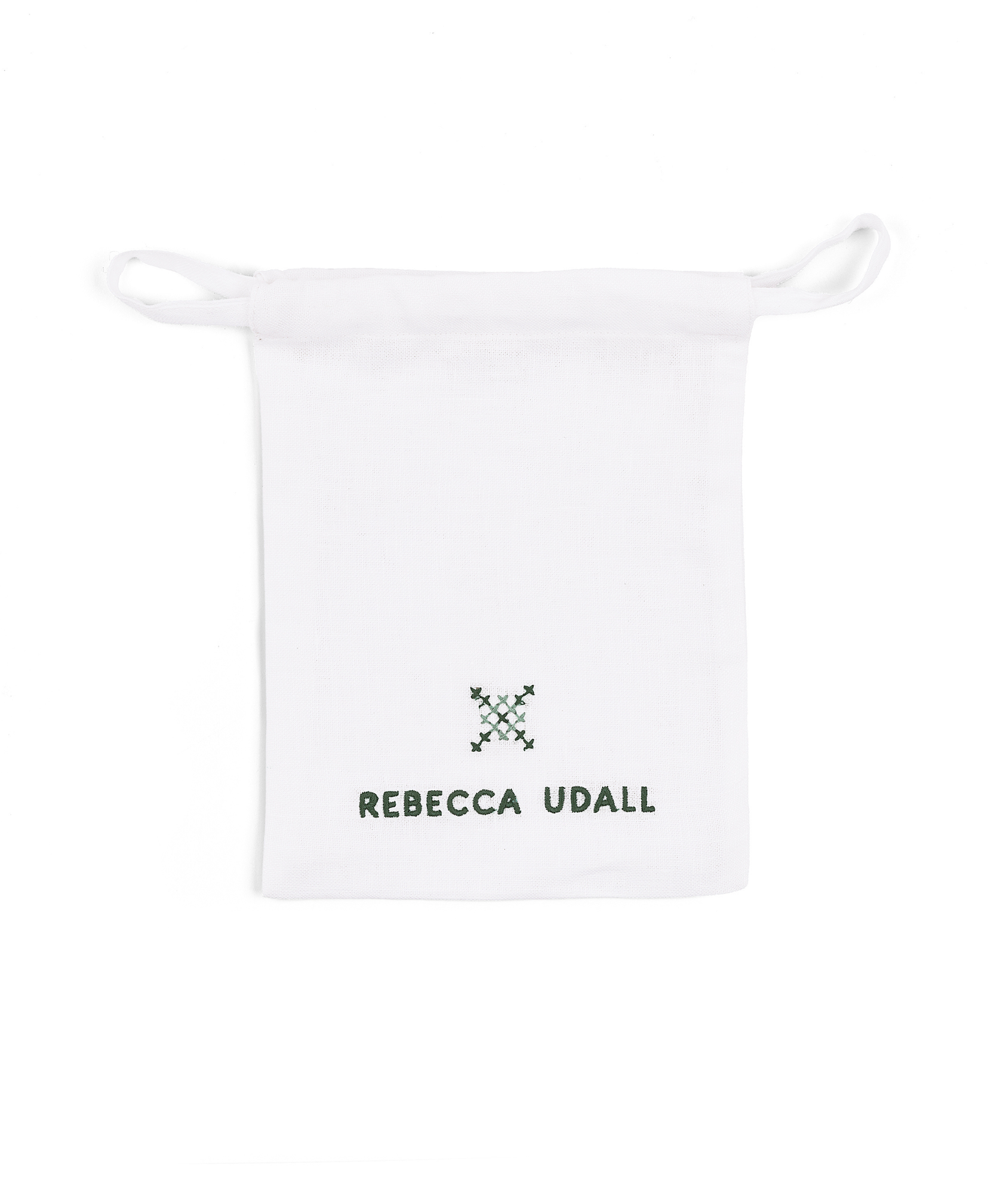 Set of 4 Etta Linen Cocktail Napkins, Clover Green