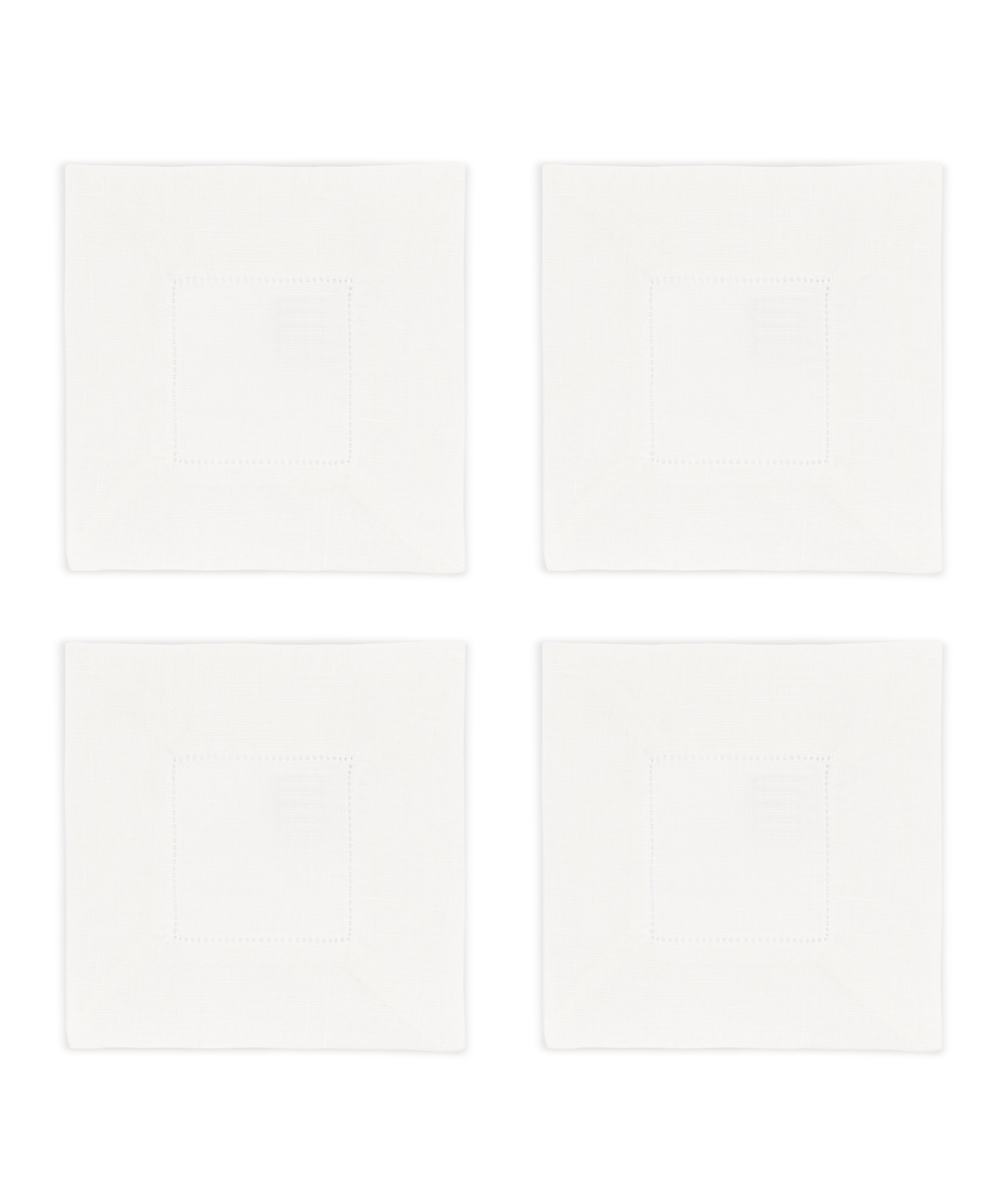 Rebecca Udall Set of 4 Linen Bread Basket Napkins, Medium