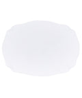 Set of 4 Nancy Linen Placemats, White, Cut Out