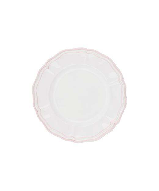 Zita Scalloped Crockery, Blush Pink, Dessert Plate
