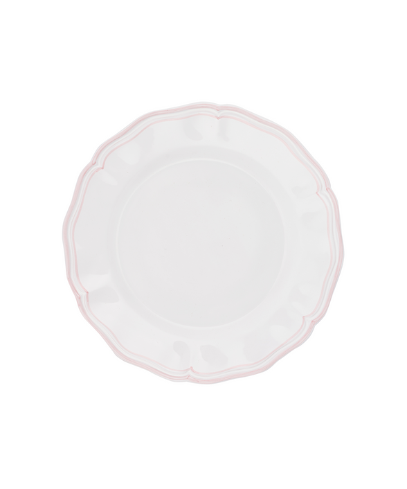 Zita Scalloped Crockery, Blush Pink, Cut Out