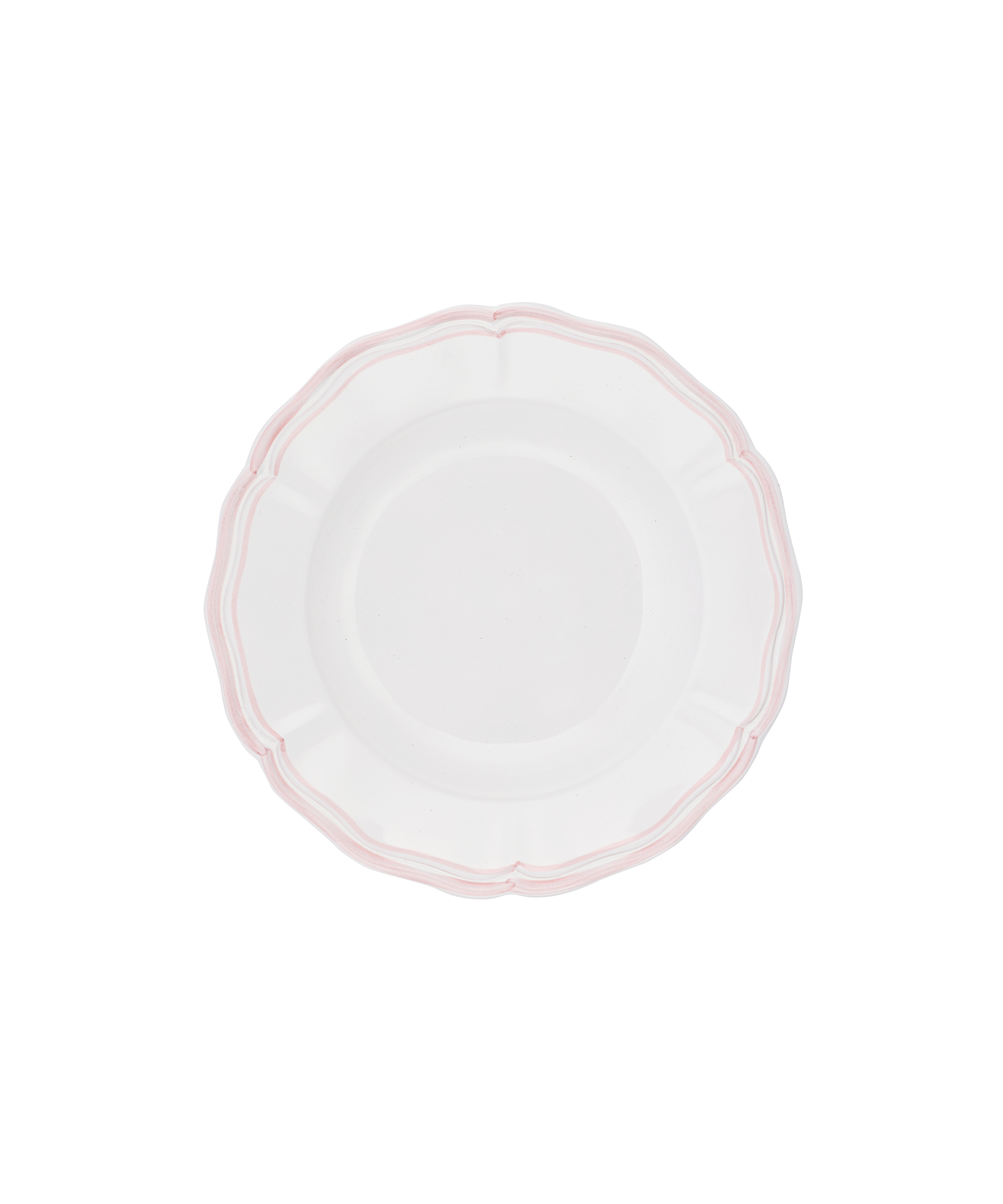 Zita Scalloped Crockery, Blush Pink, Pasta Bowl