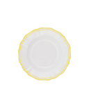 Set of 4 Zita Scalloped Pasta Bowls, Citrus Yellow, Cut Out