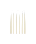Rebecca Udall Set of 6 Danish Taper Candles, Ivory 35cm