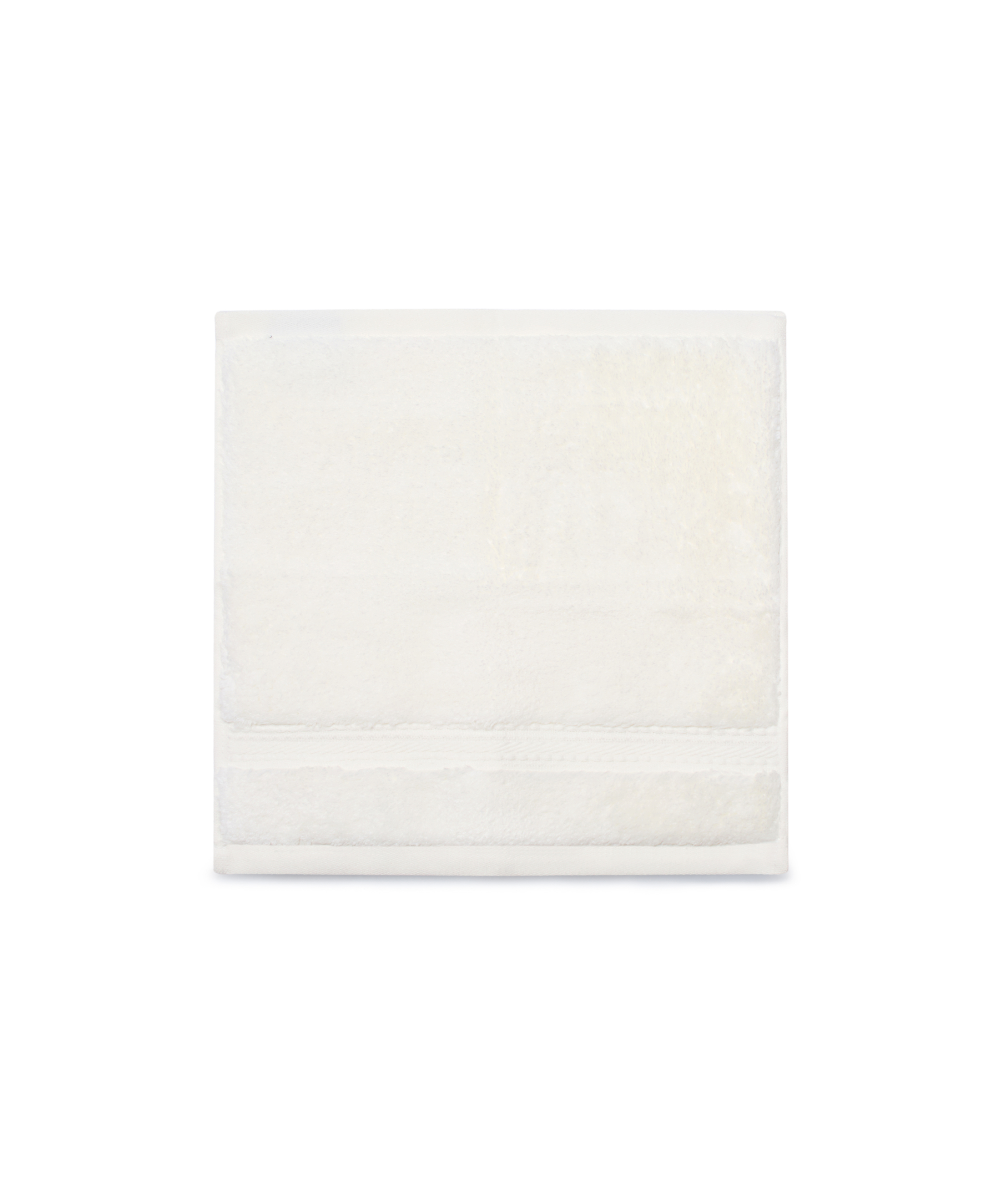 Maria Face Towel, Ivory, Cut Out