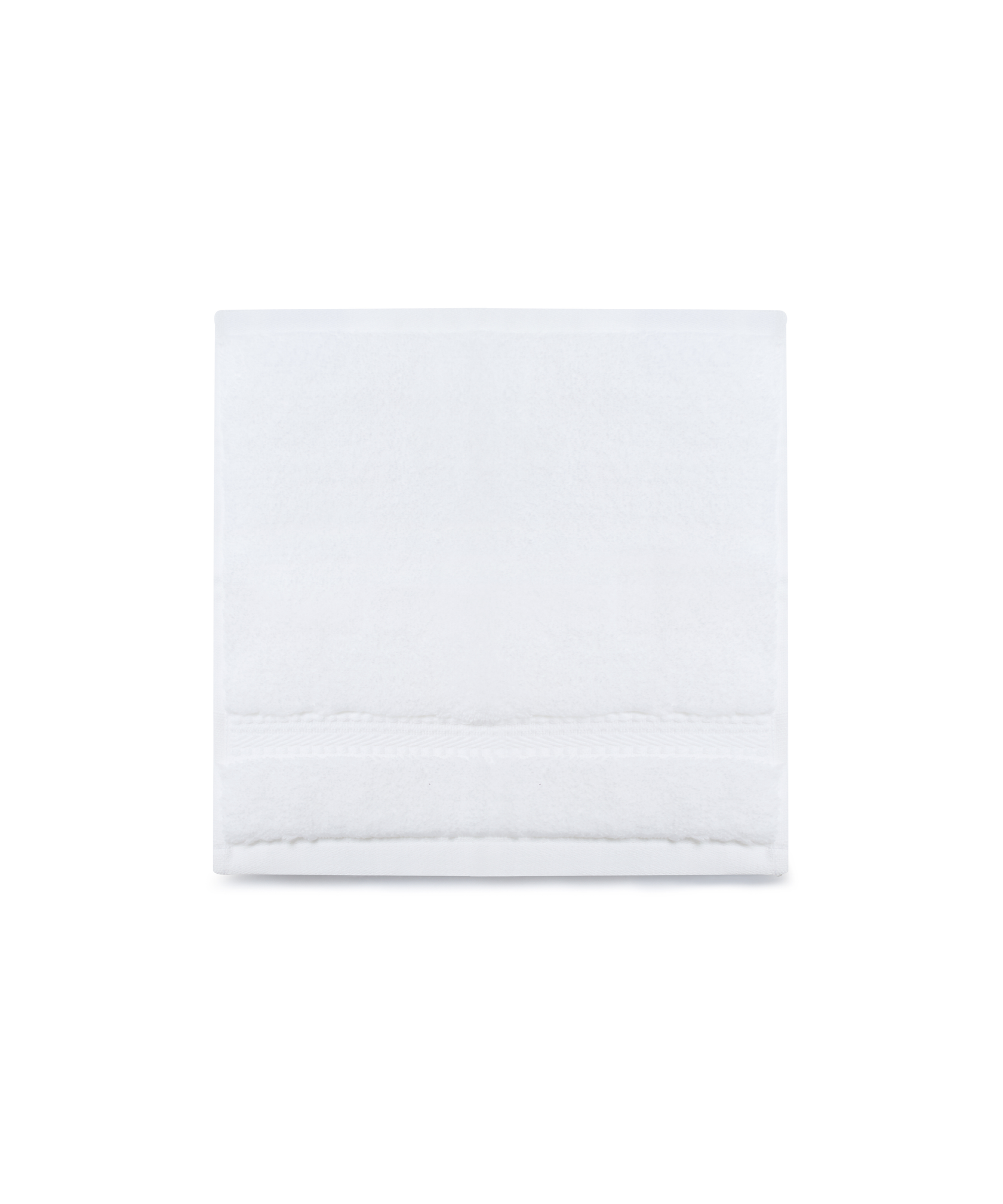 Maria Face Towel, White, Cut Out