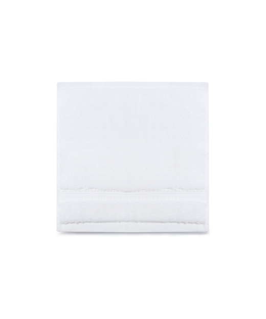 Maria Face Towel, White, Cut Out
