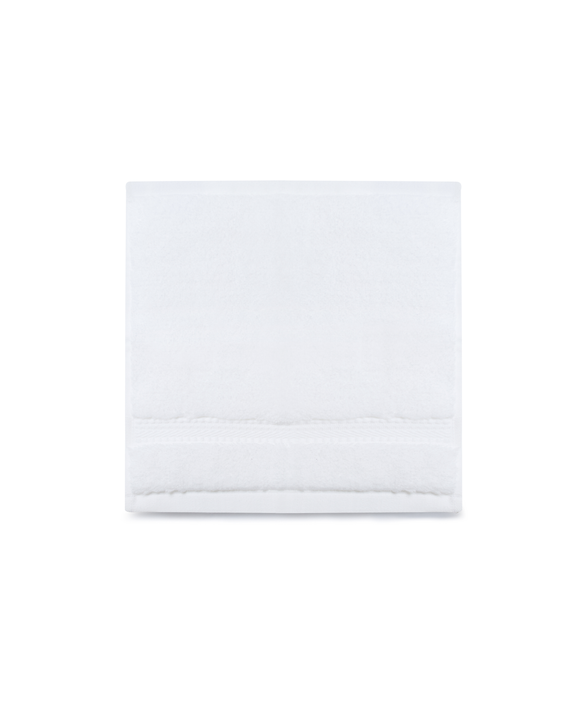 Maria Face Towel, White, Cut Out
