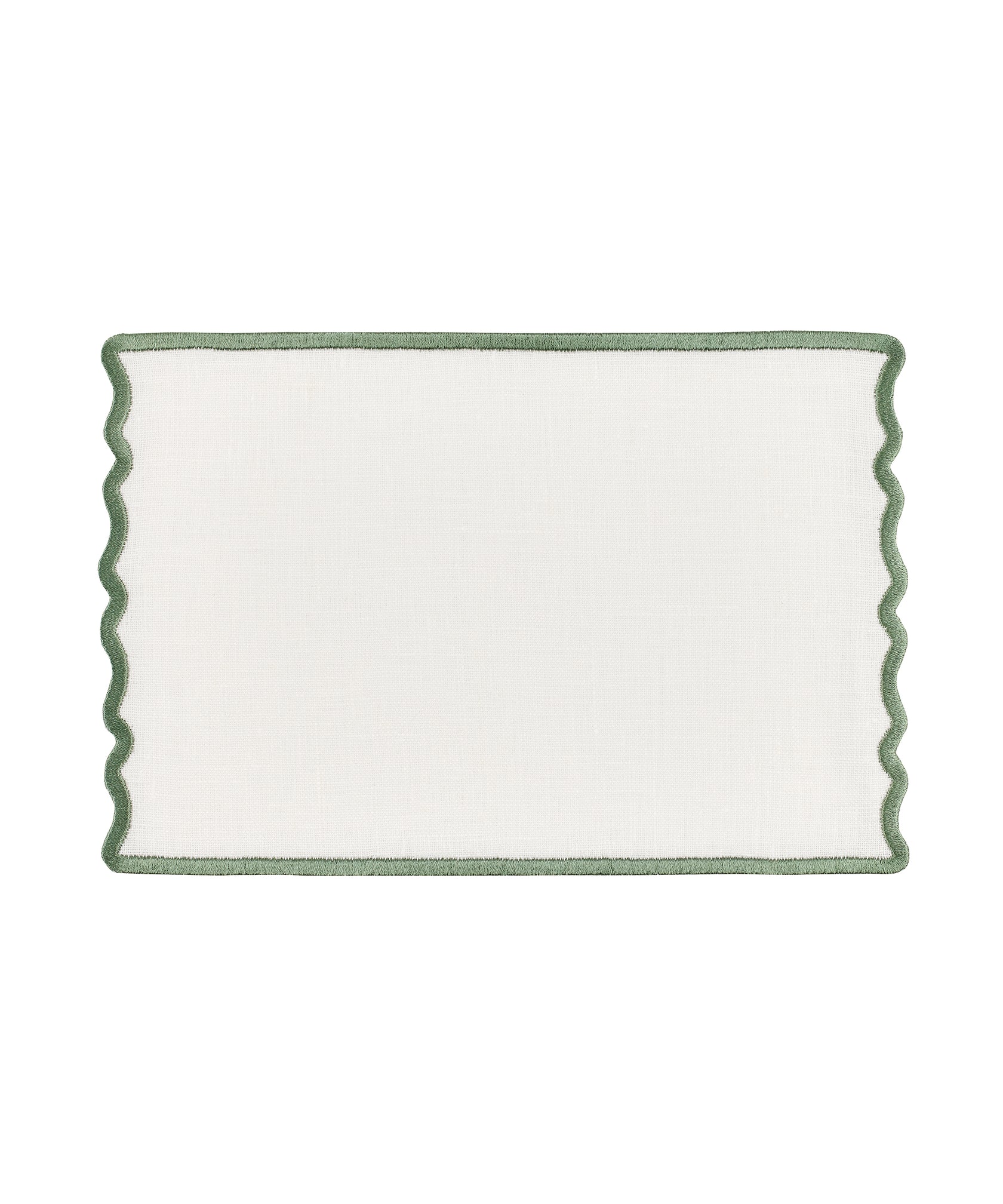 Rebecca Udall Scalloped Cocktail Napkins, Artichoke