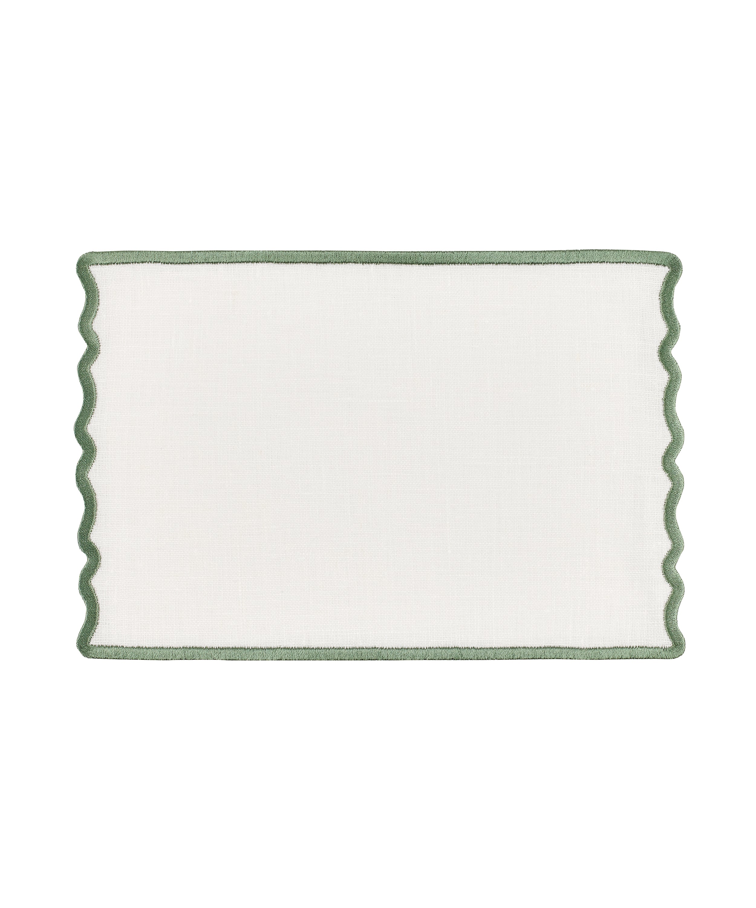 Rebecca Udall Scalloped Cocktail Napkins, Artichoke