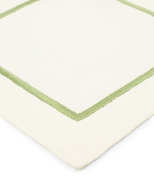 Rebecca Udall Sophie One Cord Cocktail Napkins, Sage