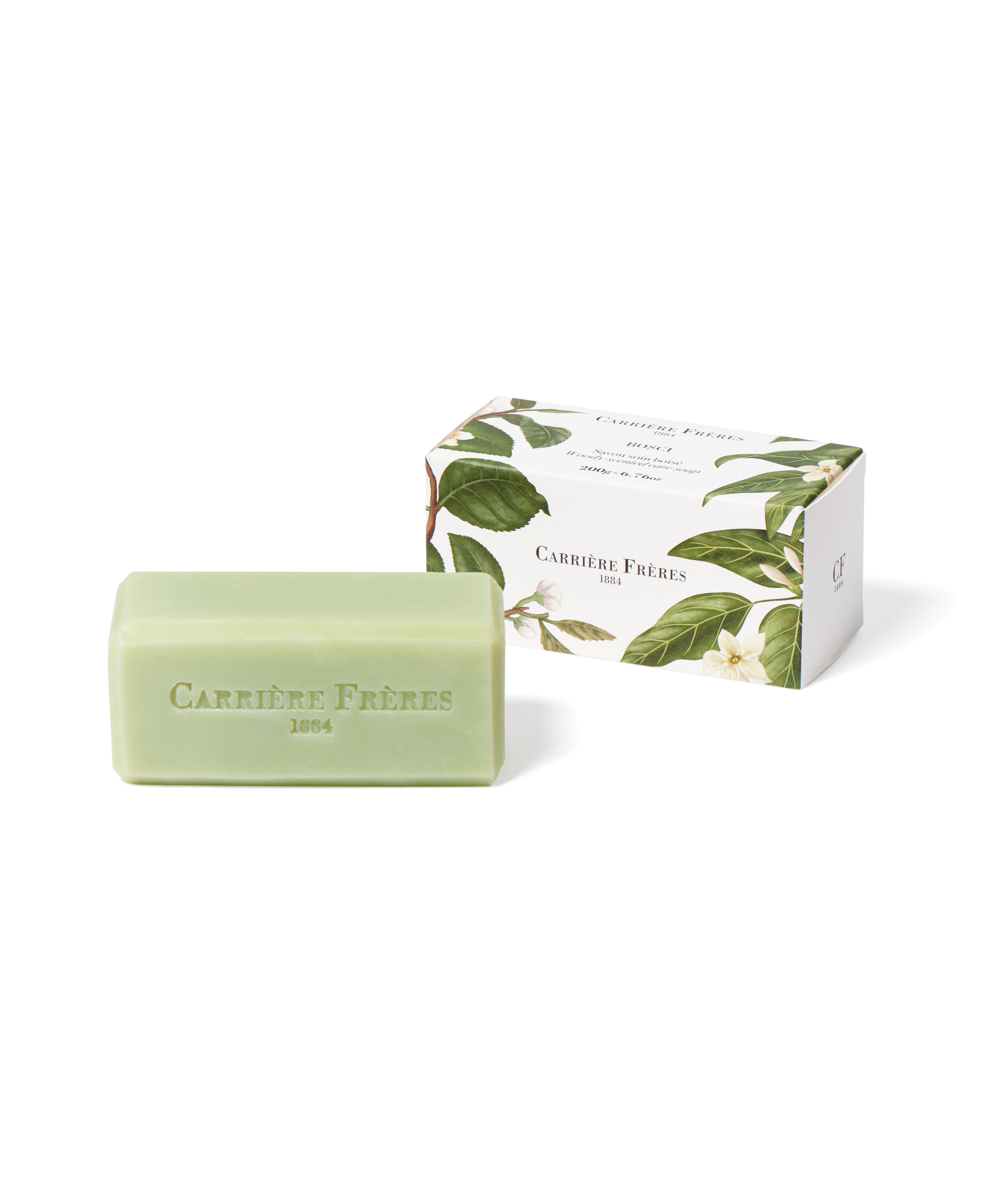 Carriere Freres Solid Soap, Bosci, with Box