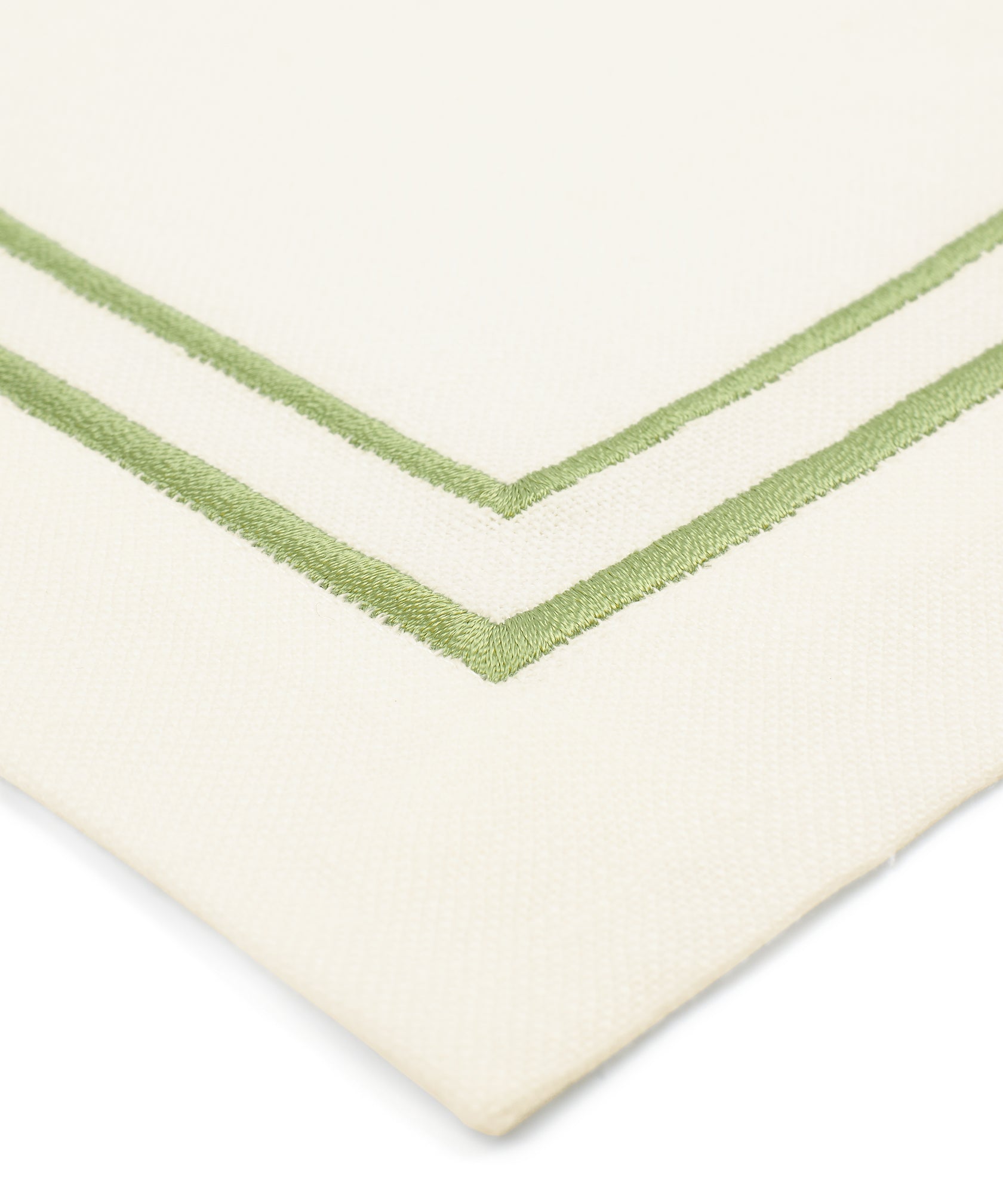 Rebecca Udall Sophie Classic Two Cord Placemat, Sage Embroidery