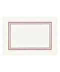 Rebecca Udall Sophie Classic Two Cord Placemat, Red Rectangular