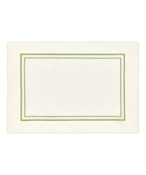Rebecca Udall Sophie Classic Two Cord Placemat, Green