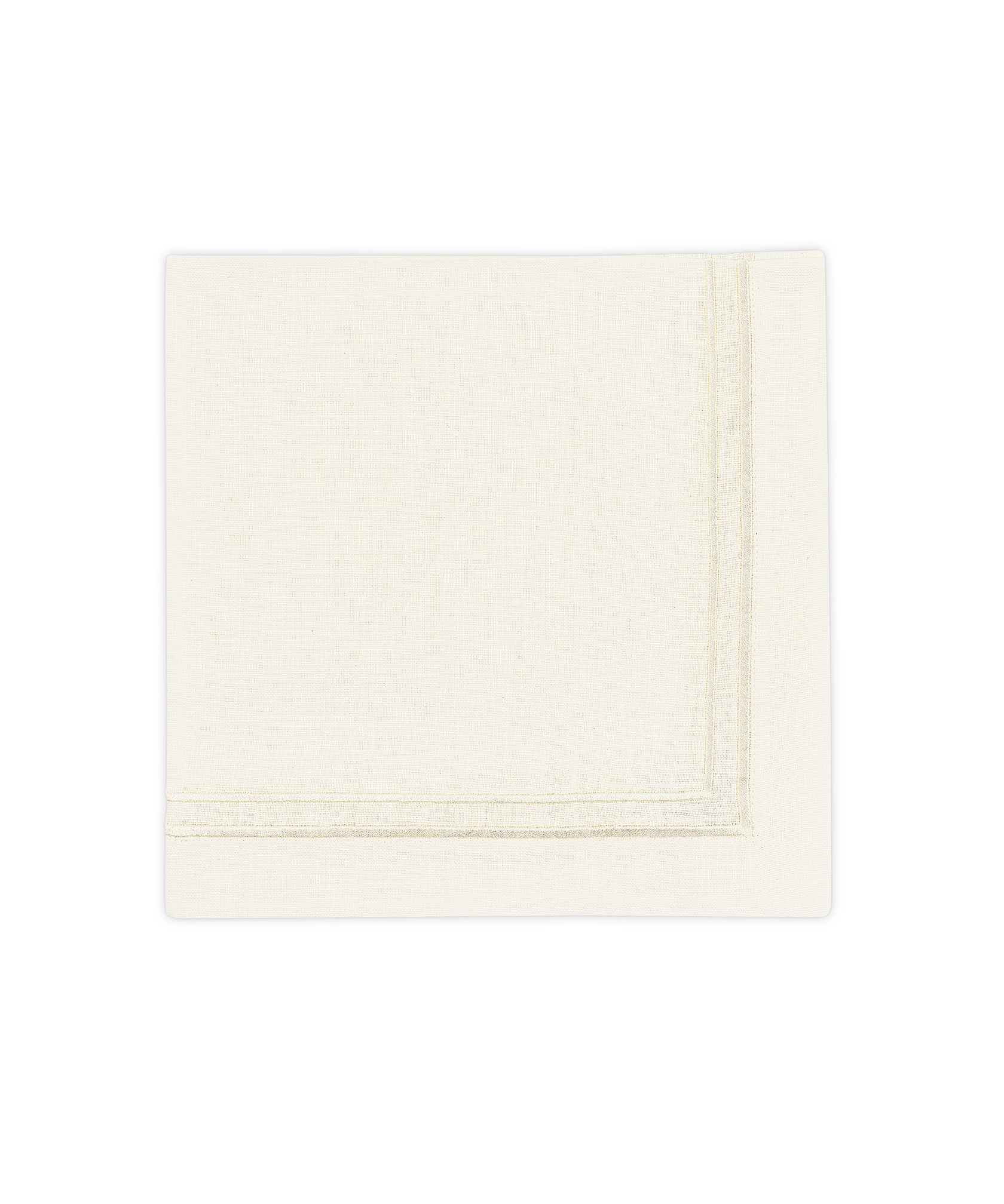 Rebecca Udall Sophie Classic Two Cord Napkin, White, white background