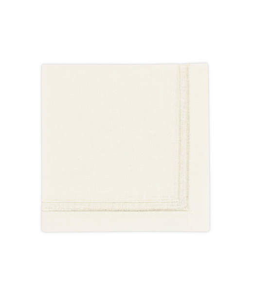 Rebecca Udall Sophie Classic Two Cord Napkin, White, white background