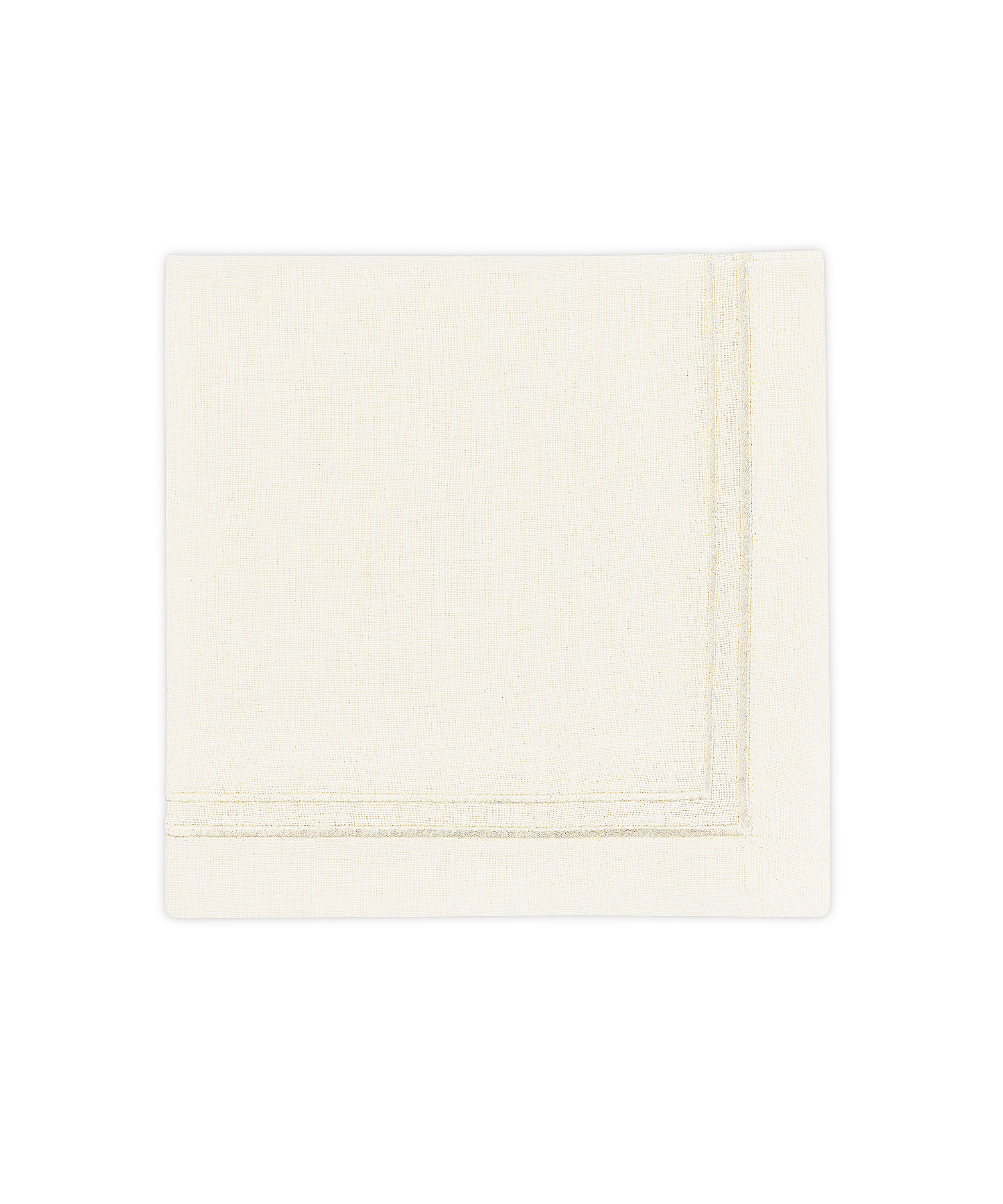 Rebecca Udall Sophie Classic Two Cord Napkin, White, white background
