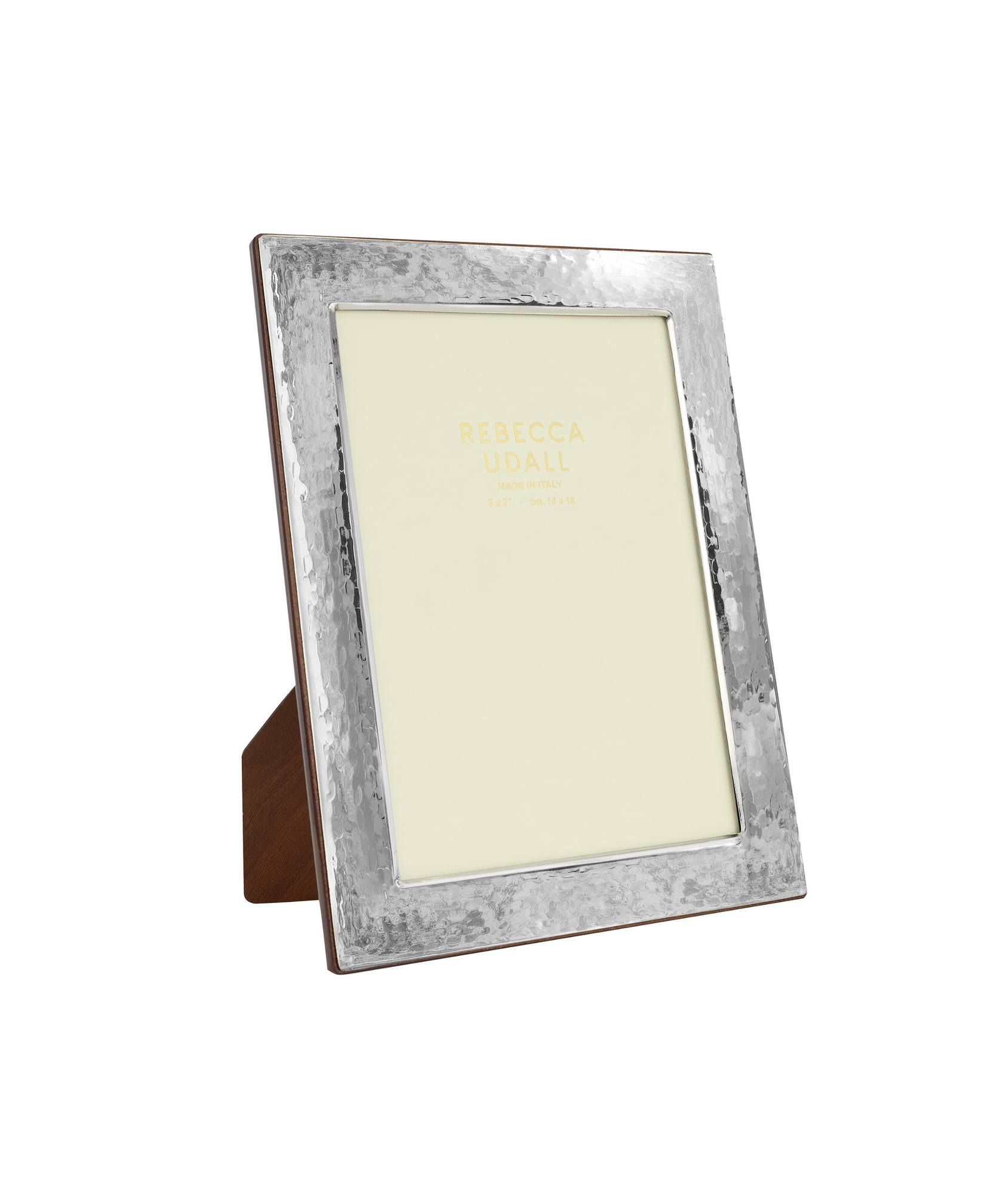Sterling Silver Hammered Photo Frame, Cut Out