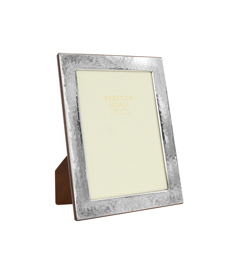 Sterling Silver Hammered Photo Frame