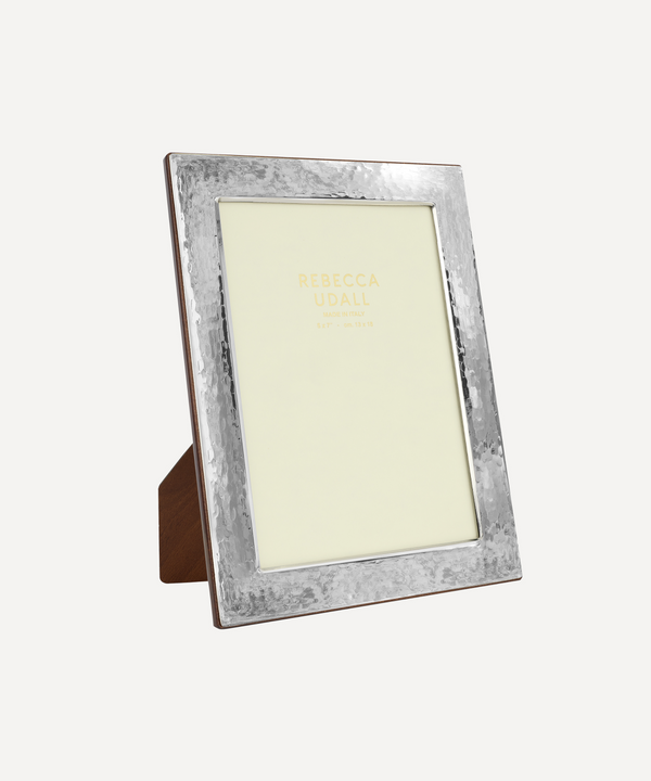 Sterling Silver Hammered Photo Frame