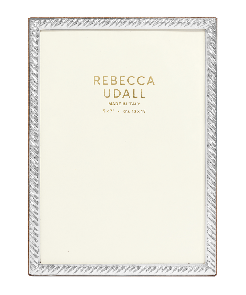 Rebecca Udall Sterling Silver Twist Photo Frame, Detail