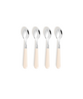 Set of 4 Classic Teaspoons, Ivory