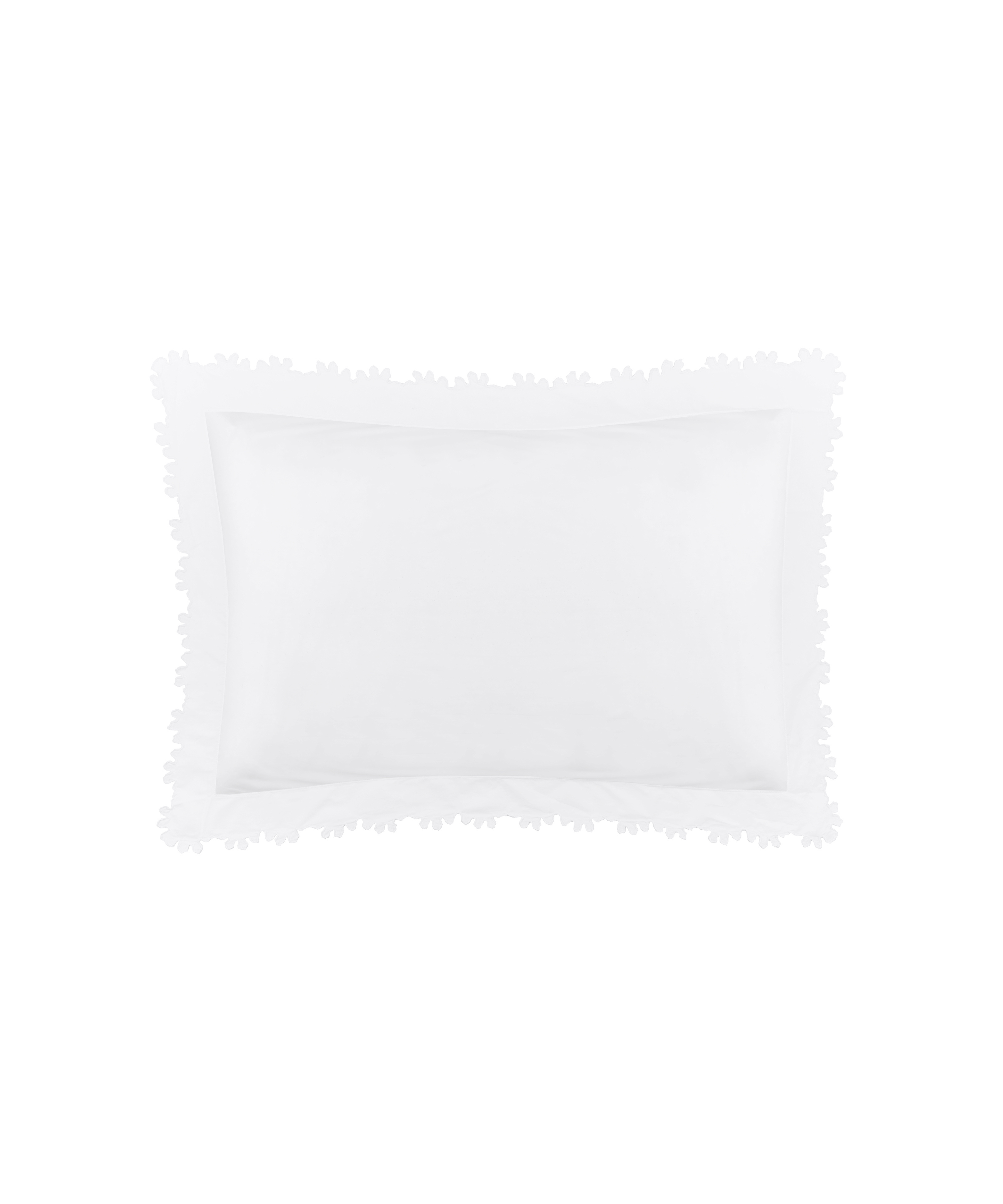 Thea Scalloped Bed Linen, White