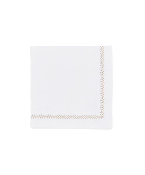 Pair of Theodora Linen Napkins, Gold