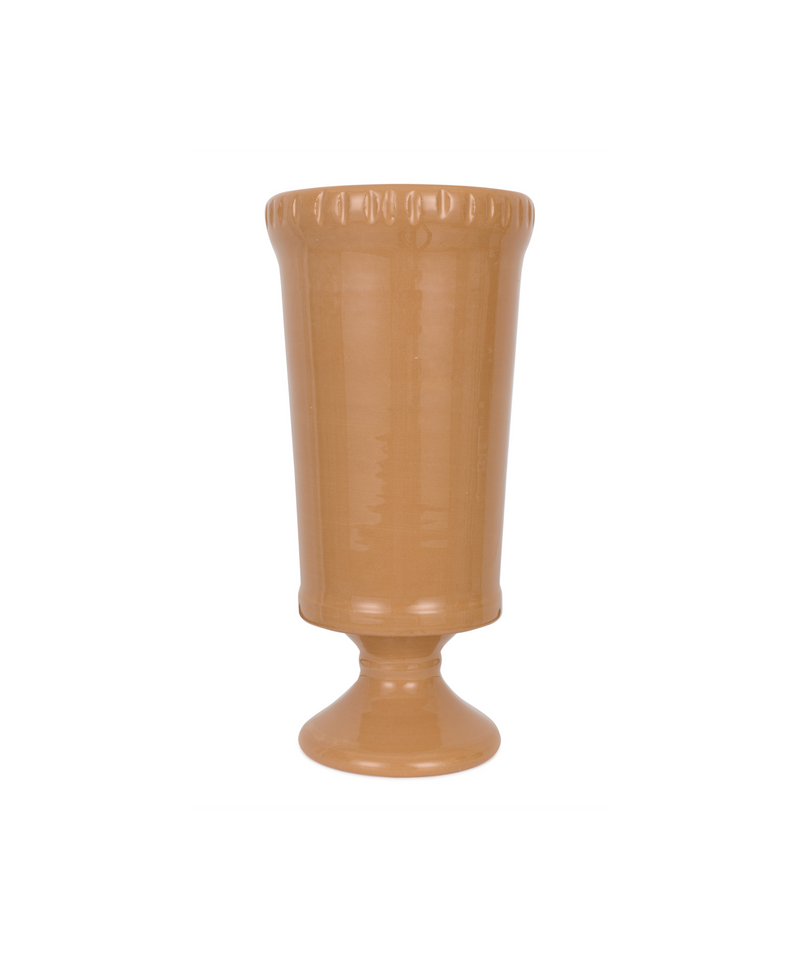 Rebecca Udall Flora Ceramic Handthrown Heritage Urn Vase, Terracotta