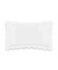 Pair of Alexandra Wavy Scalloped Pilllowcases, White, Cut Out