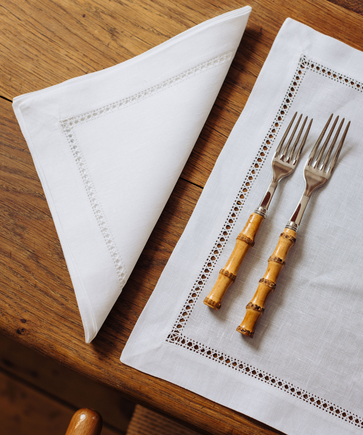 Georgiana Ladderstitch Linen Napkin