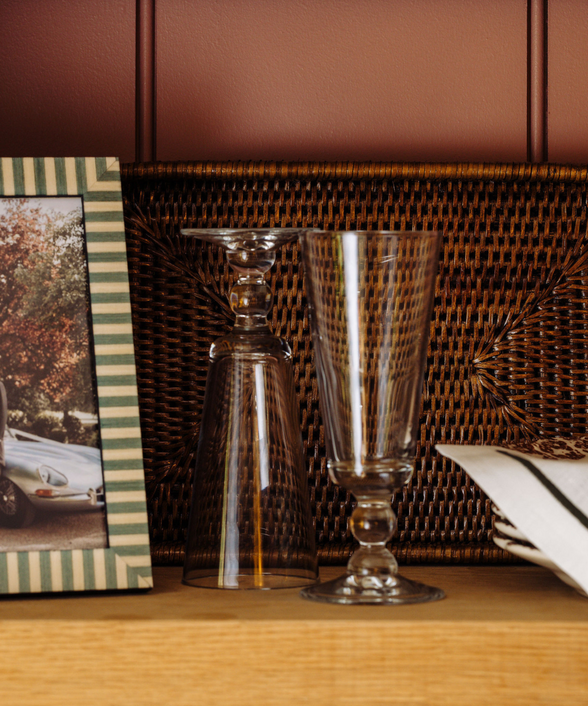 Set of 6 Evelyn Crystal Flutes