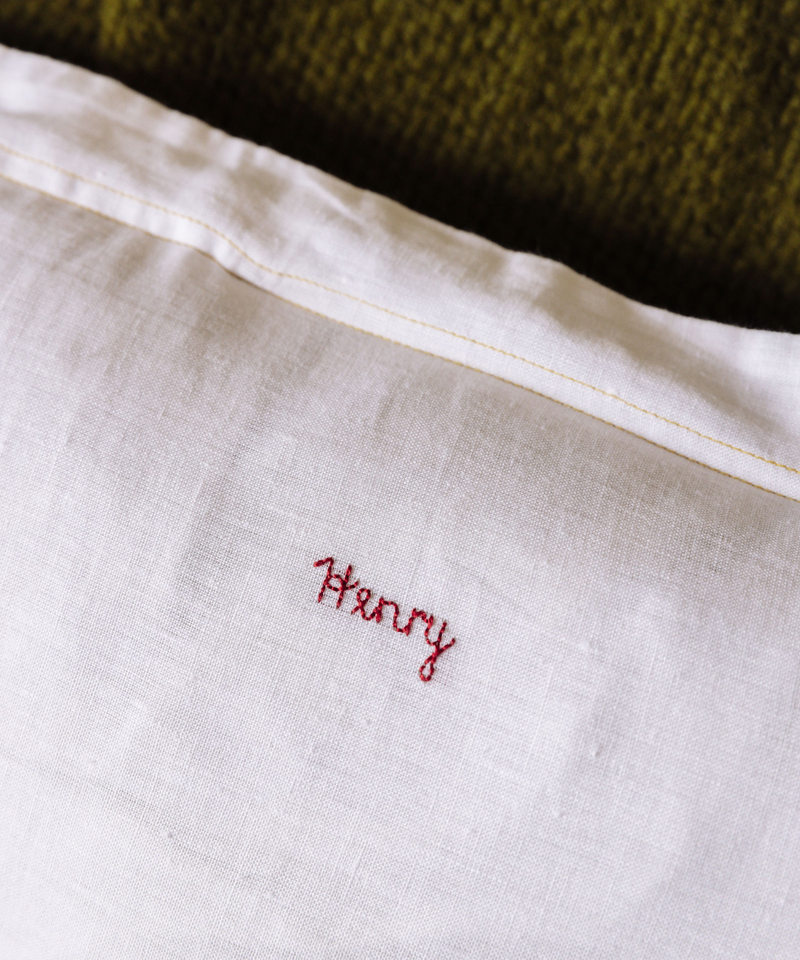 Rebecca Udall, Lottie Mayland x Rebecca Udall Darcy Personalised Boudoir Linen Pillowcases, Lifestyle, Name 