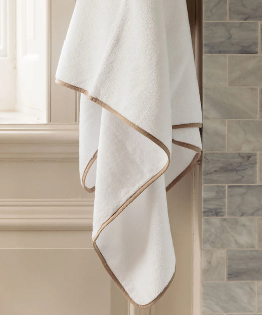 Georgina Bath Towels Taupe, Lifestyle, Bathroom Lifestyle