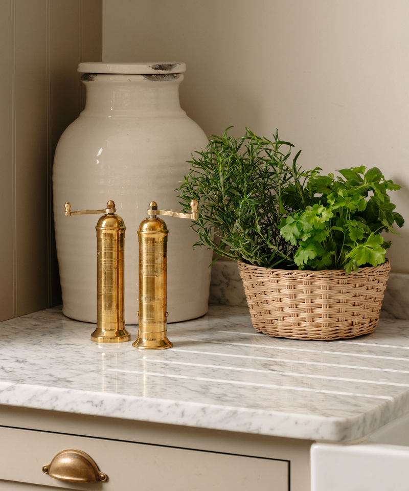 Brass Salt & Pepper Mill Set