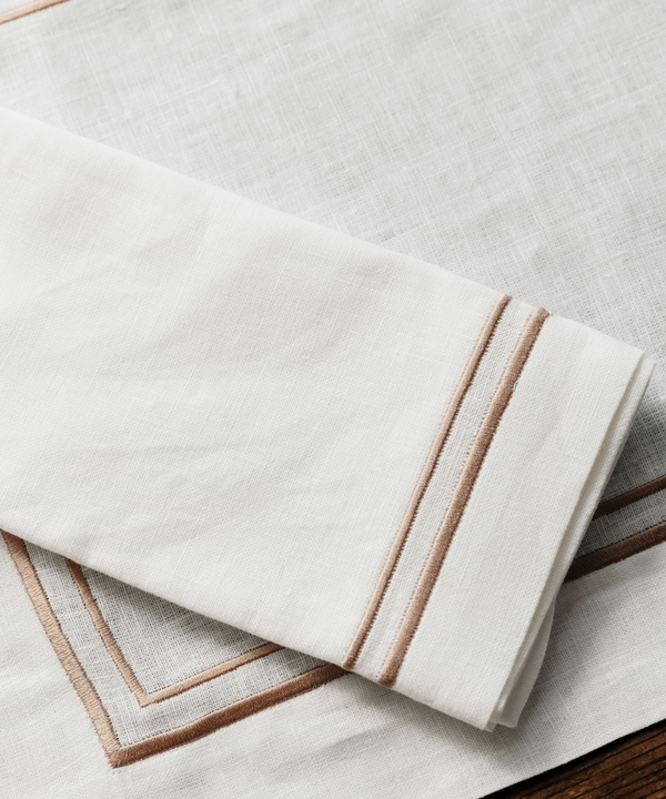 Sophie Classic Two Cord Placemat, Dusky Pink