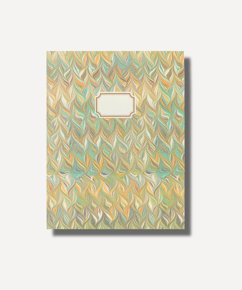 Photo Album, Marble Green/Yellow