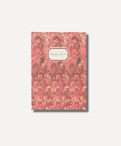 Hostess Book, Marble Red/Pink