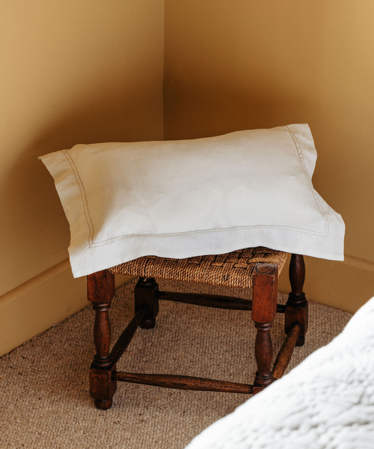 Darcy Linen 30x40cm Boudoir Pillowcase Nougat