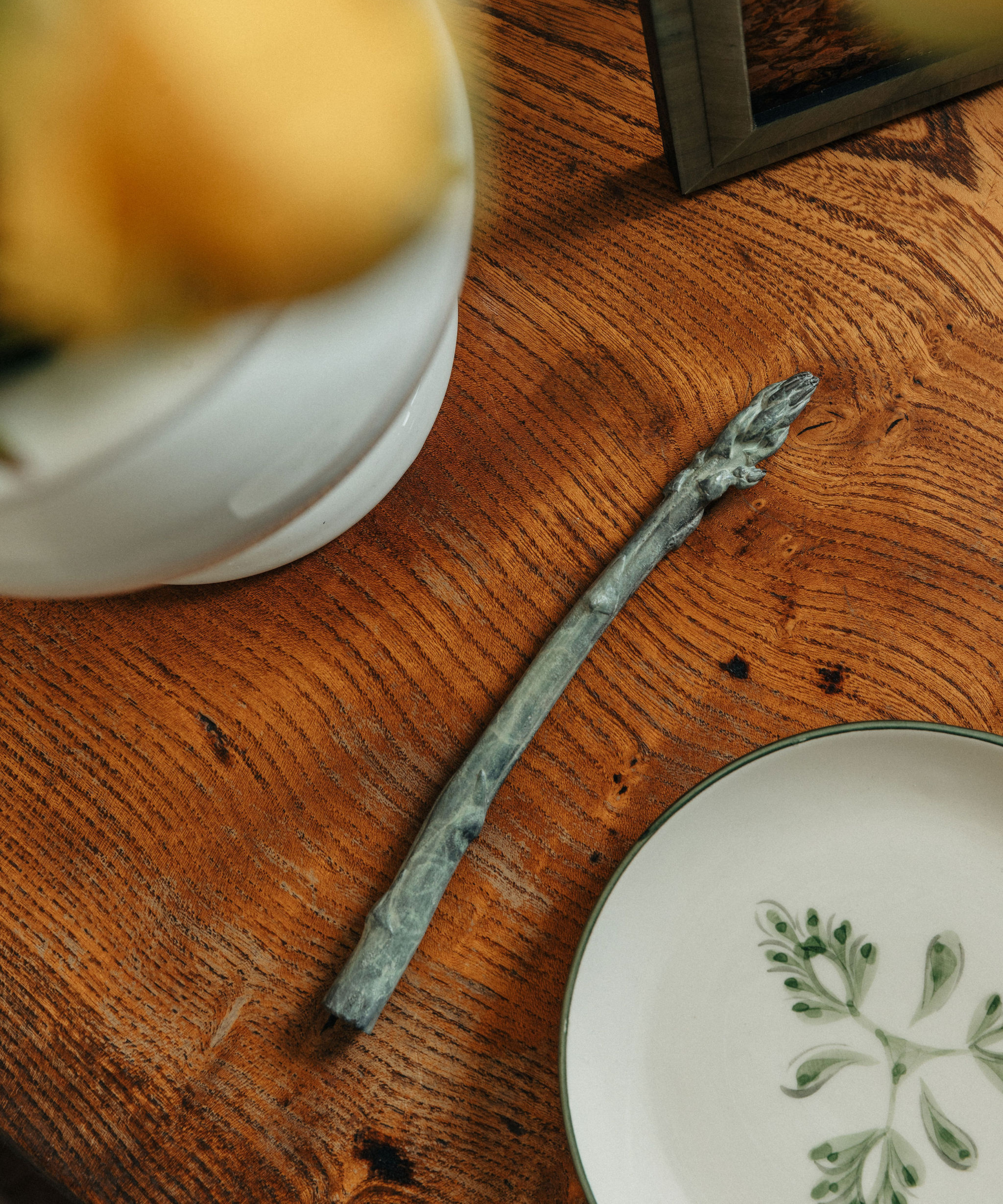 Bronze Asparagus Sculpture
