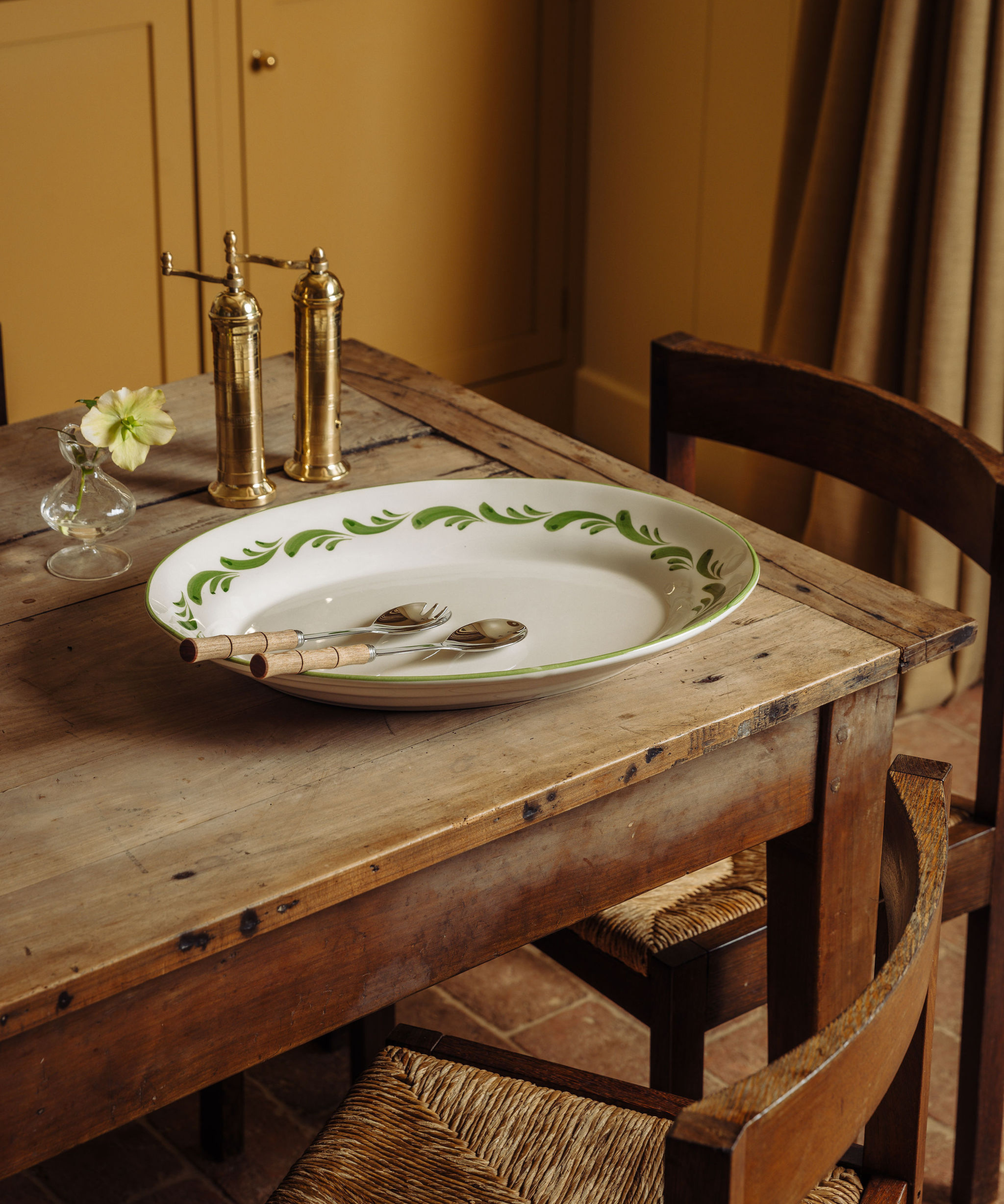 Natural Wood Salad Servers