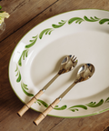 Natural Wood Salad Servers