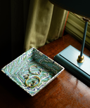 Aptware Marble Ceramic Vide Poche, Lagoon