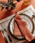 Classic Linen Napkin, Terracotta Pink