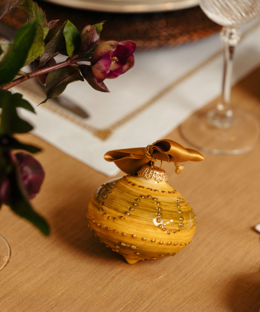 Chiara Bauble, Gold/Amber