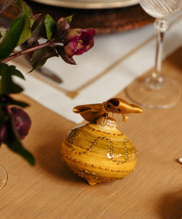 Chiara Bauble, Gold/Amber