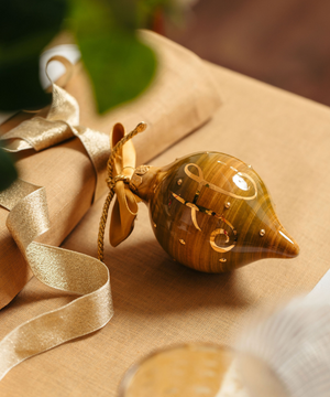 Chiara Initial Bauble, Gold/Amber, Lifestyle