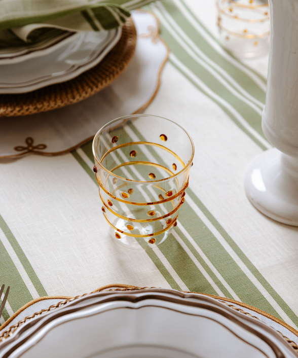 Pair of Elisa Tumblers, Dark Amber