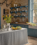 Remy Table Linens, French Navy, Indoor Table